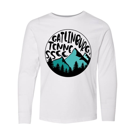 Inktastic Gatlinburg, Tennessee Mountains Long Sleeve Youth T-Shirt