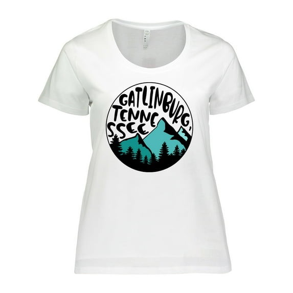 Inktastic Gatlinburg, Tennessee- Mountains Women's Plus Size T-Shirt