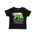 thumbnail image 1 of Inktastic Gatlinburg, Tennessee- Mountains and Bear Shape Boys or Girls Toddler T-Shirt, 1 of 5