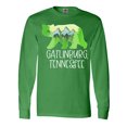 thumbnail image 1 of Inktastic Gatlinburg, Tennessee- Mountains and Bear Shape Long Sleeve T-Shirt, 1 of 5