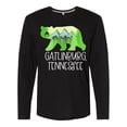 thumbnail image 1 of Inktastic Gatlinburg, Tennessee- Mountains and Bear Shape Long Sleeve T-Shirt, 1 of 5