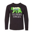 thumbnail image 1 of Inktastic Gatlinburg, Tennessee- Mountains and Bear Shape Long Sleeve Youth T-Shirt, 1 of 5