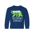 thumbnail image 1 of Inktastic Gatlinburg, Tennessee- Mountains and Bear Shape Long Sleeve Youth T-Shirt, 1 of 5
