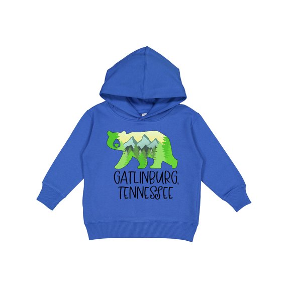 Inktastic Gatlinburg, Tennessee Mountains and Bear Shape Toddler Hoodie