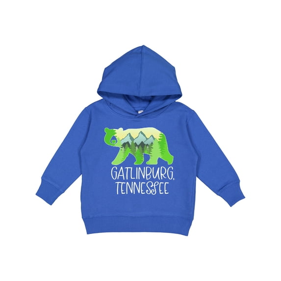 Inktastic Gatlinburg, Tennessee Mountains and Bear Shape Toddler Hoodie