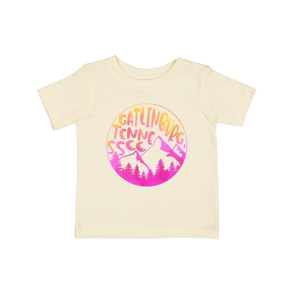 Inktastic Gatlinburg, Tennessee Mountains in Sunrise Colors Boys or Girls Baby T-Shirt