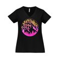 thumbnail image 1 of Inktastic Gatlinburg, Tennessee- Mountains in Sunrise Colors Women's Plus Size V-Neck T-Shirt, 1 of 5