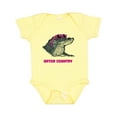 thumbnail image 1 of Inktastic Gator Country Sunny Gator in Pink Sunglasses Boys or Girls Baby Bodysuit, 1 of 5