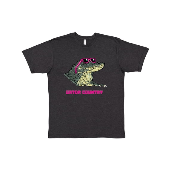 Inktastic Gator Country Sunny Gator in Pink Sunglasses T-Shirt