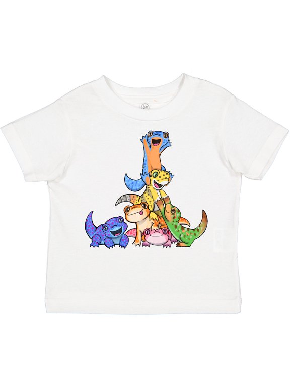 Gecko Pile Cute Lizards Boys or Girls Toddler T-Shirt