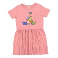 thumbnail image 1 of Inktastic Gecko Pile Cute Lizards Girls Toddler Dress, 1 of 5