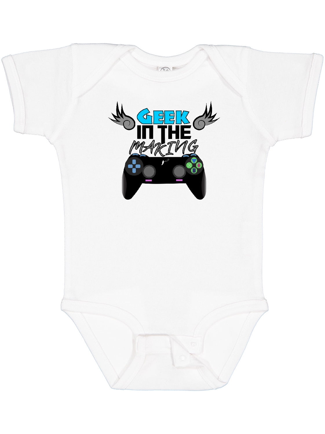 Inktastic Geek in the Making Black Video Game Controller Gift Baby Boy or  Baby Girl Bodysuit - Walmart.com