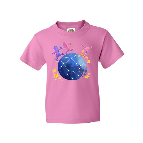 Inktastic Gemini Constellation Zodiac Sign Illustration Youth T-Shirt