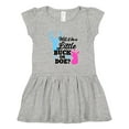 thumbnail image 1 of Inktastic Gender Reveal Will It Be a Little Buck or Doe? Girls Toddler Dress, 1 of 5