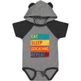 thumbnail image 1 of Inktastic Geocacher Adventure Eat Sleep Geocaching Repeat Boys or Girls Baby Bodysuit, 1 of 5