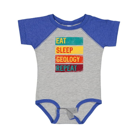 Inktastic Geologist Eat Sleep Geology Boys or Girls Baby Bodysuit