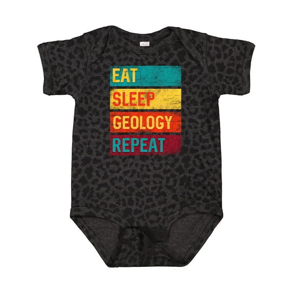 Inktastic Geologist Eat Sleep Geology Boys or Girls Baby Bodysuit
