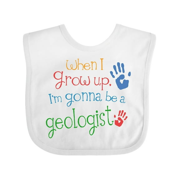Inktastic Geologist Future Boys or Girls Baby Bib