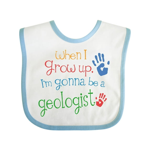 Inktastic Geologist Future Boys or Girls Baby Bib