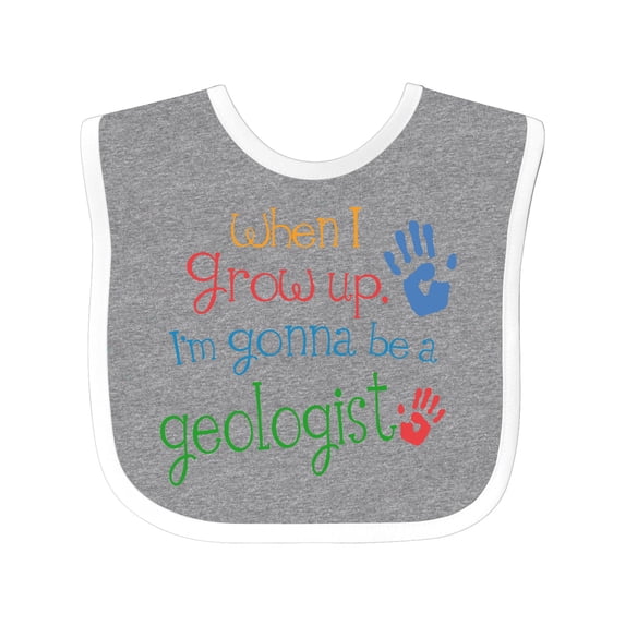 Inktastic Geologist Future Boys or Girls Baby Bib