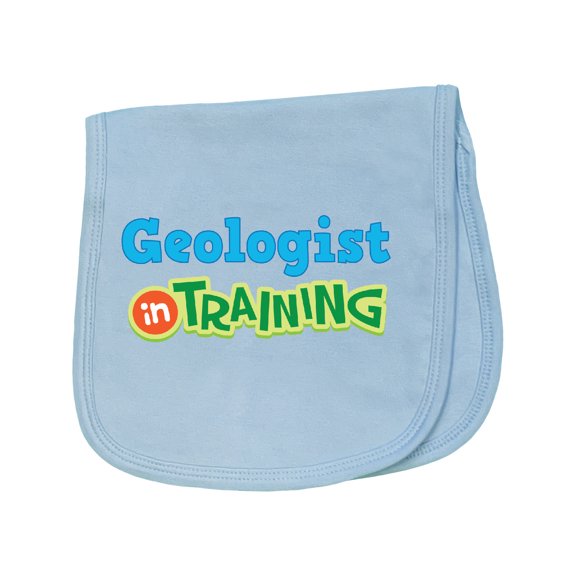 Inktastic Geologist in Training Baby Burp Cloth