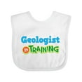 thumbnail image 1 of Inktastic Geologist in Training Boys or Girls Baby Bib, 1 of 4