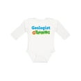 thumbnail image 1 of Inktastic Geologist in Training Boys or Girls Long Sleeve Baby Bodysuit, 1 of 5