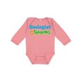 thumbnail image 1 of Inktastic Geologist in Training Boys or Girls Long Sleeve Baby Bodysuit, 1 of 5