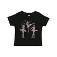 thumbnail image 1 of Inktastic Geometric Pattern Ballerinas Girls Toddler T-Shirt, 1 of 5