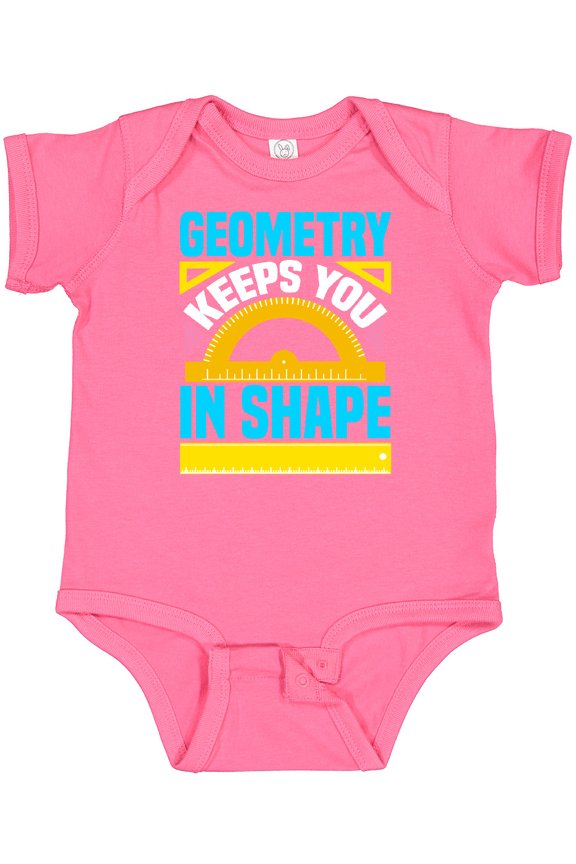 Geometry Math Geek Funny School Boys or Girls Baby Bodysuit