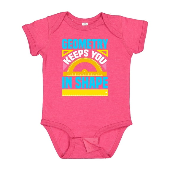 Inktastic Geometry Math Geek Funny School Boys or Girls Baby Bodysuit