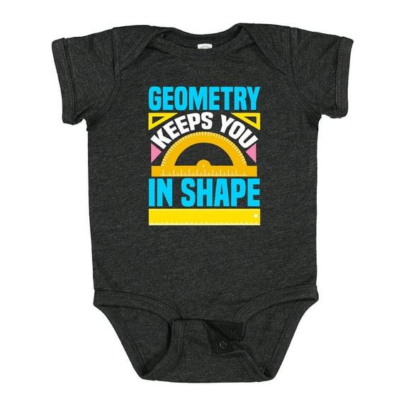 Inktastic Geometry Math Geek Funny School Boys or Girls Baby Bodysuit