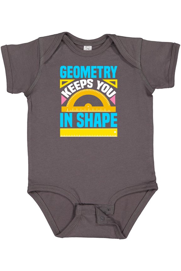 Geometry Math Geek Funny School Boys or Girls Baby Bodysuit