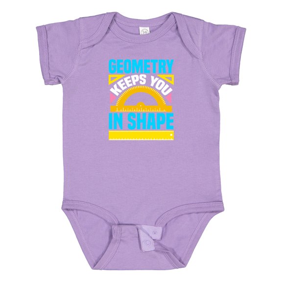 Inktastic Geometry Math Geek Funny School Boys or Girls Baby Bodysuit