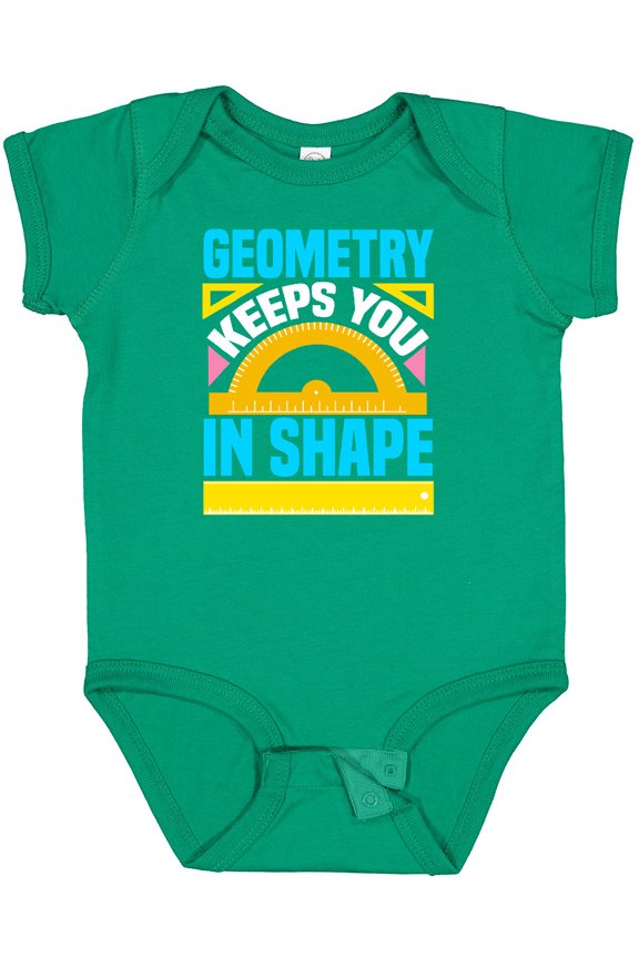 Geometry Math Geek Funny School Boys or Girls Baby Bodysuit