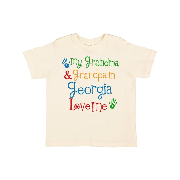 Inktastic Georgia Grandma Grandpa Loves Me Boys or Girls Toddler T-Shirt