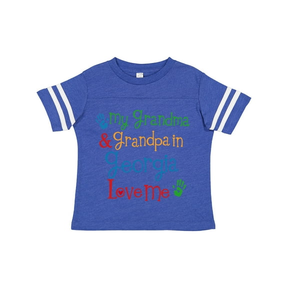 Inktastic Georgia Grandma Grandpa Loves Me Boys or Girls Toddler T-Shirt