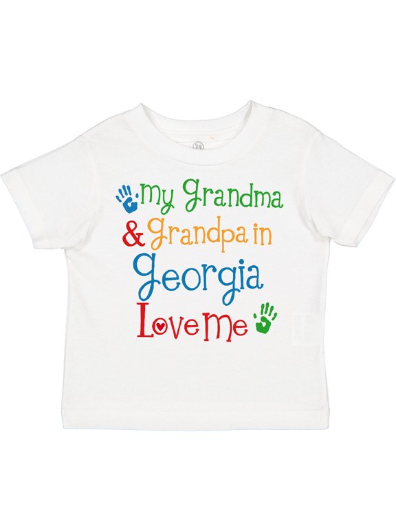 Georgia Grandma Grandpa Loves Me Boys or Girls Toddler T-Shirt