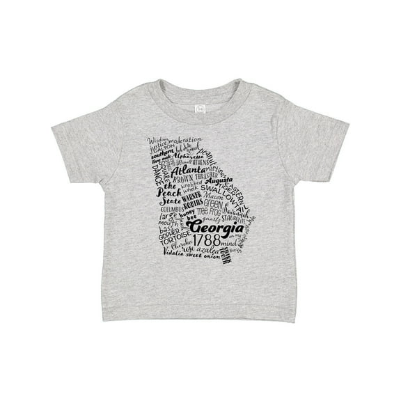 Inktastic Georgia State Word Salad Boys or Girls Toddler T-Shirt