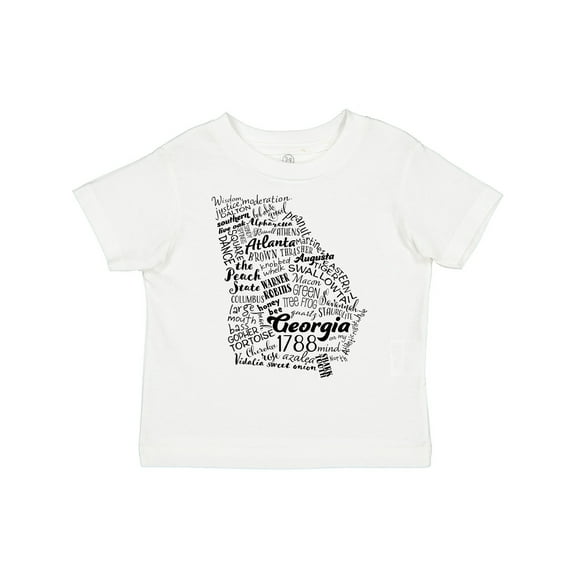 Inktastic Georgia State Word Salad Boys or Girls Toddler T-Shirt