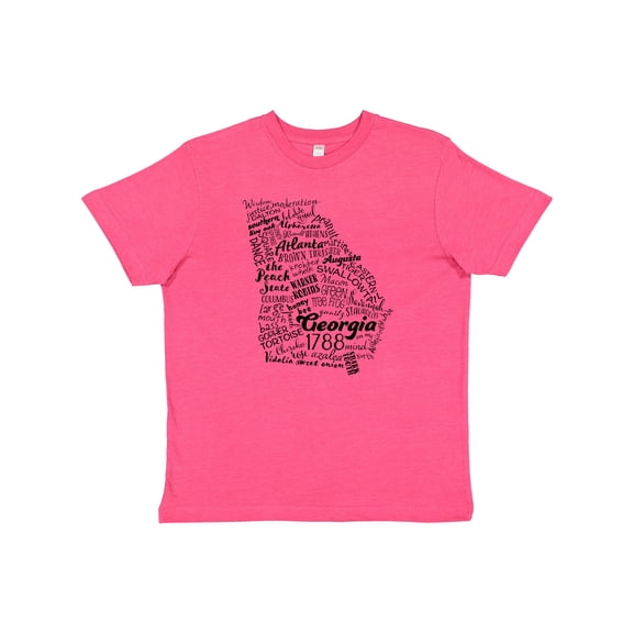 Inktastic Georgia State Word Salad Youth T-Shirt