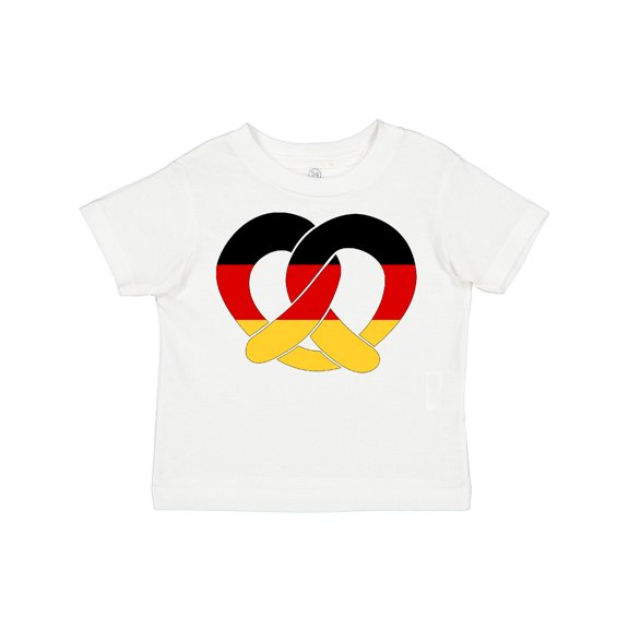 Inktastic German Flag in Pretzel Shape Boys or Girls Toddler T-Shirt