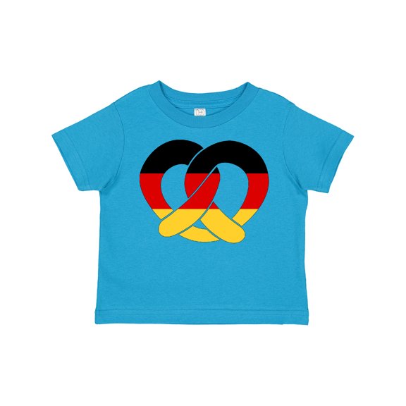 Inktastic German Flag in Pretzel Shape Boys or Girls Toddler T-Shirt