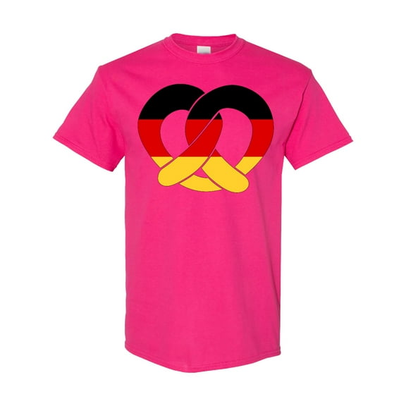 Inktastic German Flag in Pretzel Shape T-Shirt