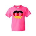 thumbnail image 1 of Inktastic German Flag in Pretzel Shape Youth T-Shirt, 1 of 5