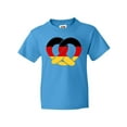 thumbnail image 1 of Inktastic German Flag in Pretzel Shape Youth T-Shirt, 1 of 5