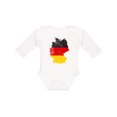 thumbnail image 1 of Inktastic German Map Flag Boys or Girls Long Sleeve Baby Bodysuit, 1 of 5