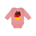 thumbnail image 1 of Inktastic German Map Flag Boys or Girls Long Sleeve Baby Bodysuit, 1 of 5