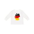 thumbnail image 1 of Inktastic German Map Flag Boys or Girls Long Sleeve Toddler T-Shirt, 1 of 5