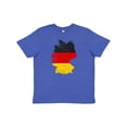 thumbnail image 1 of Inktastic German Map Flag Youth T-Shirt, 1 of 5